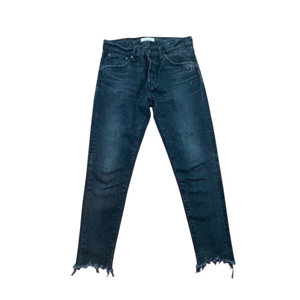 Moussy Vintage Staley Tapered Jeans in Black Size 26 $350